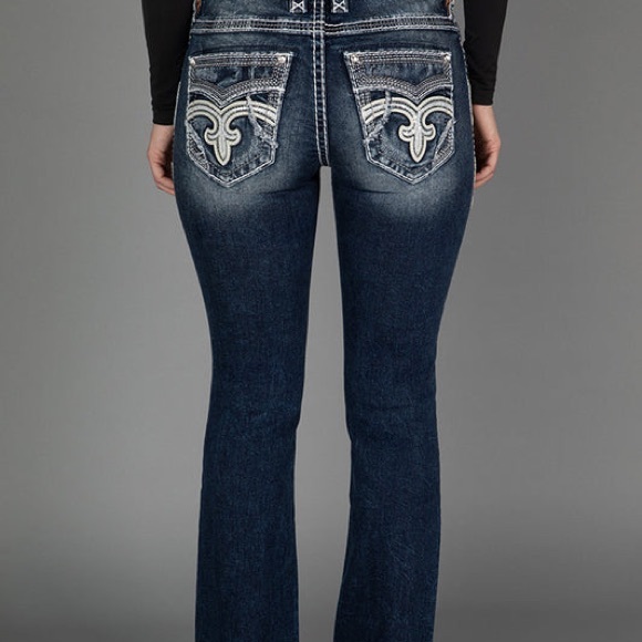 Rock Revival Jeans with Embroidered Details - Picture 1 of 3